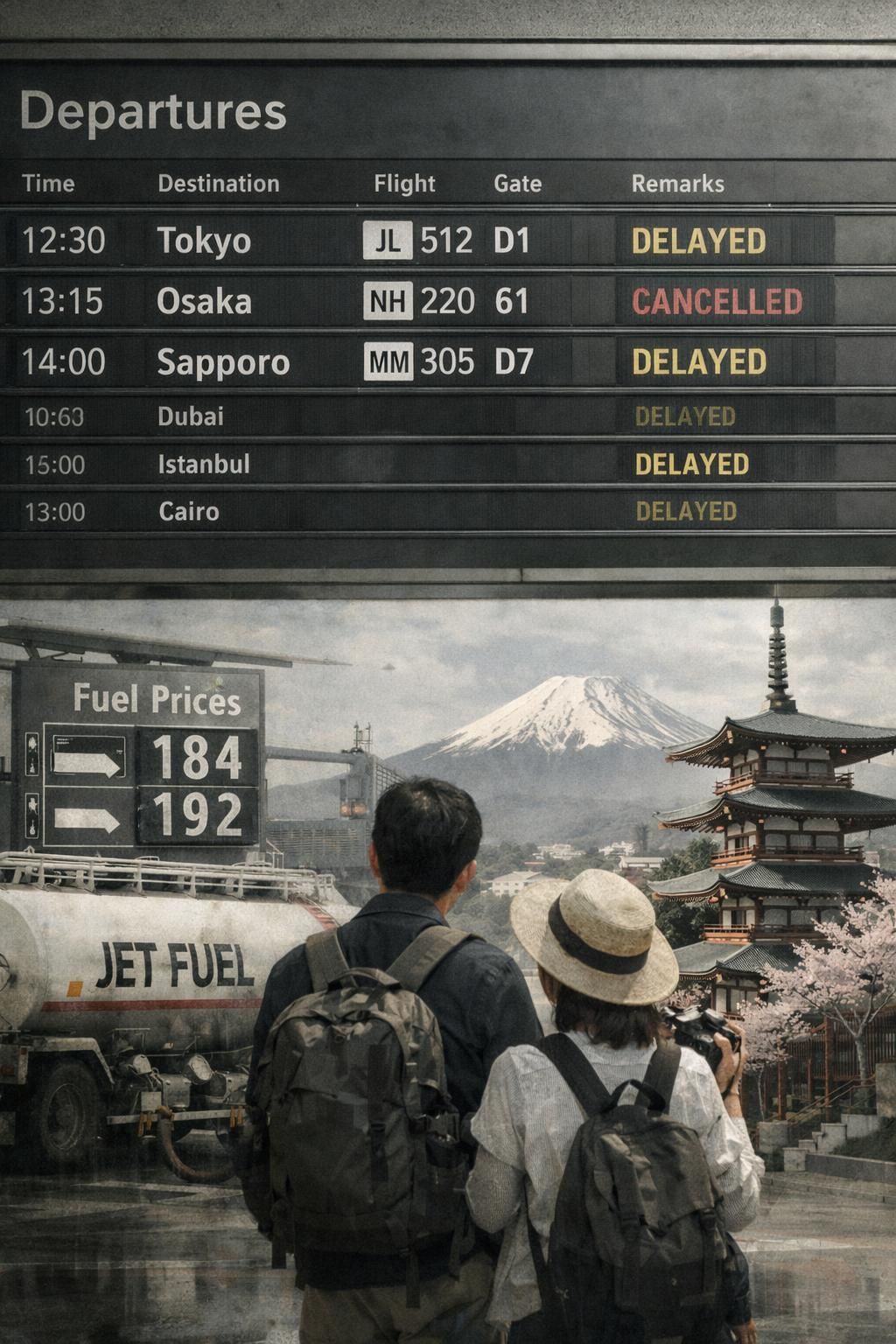 中東情勢の影響により、日本への訪日観光のコスト上昇が懸念されています。最新の観光動向と費用変動について詳しく解説します。