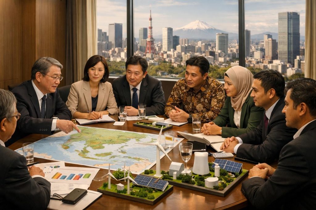 日本がアジア諸国向けにエネルギー支援策を検討し、地域の持続可能な発展とエネルギー安全保障を強化する取り組みについて紹介します。