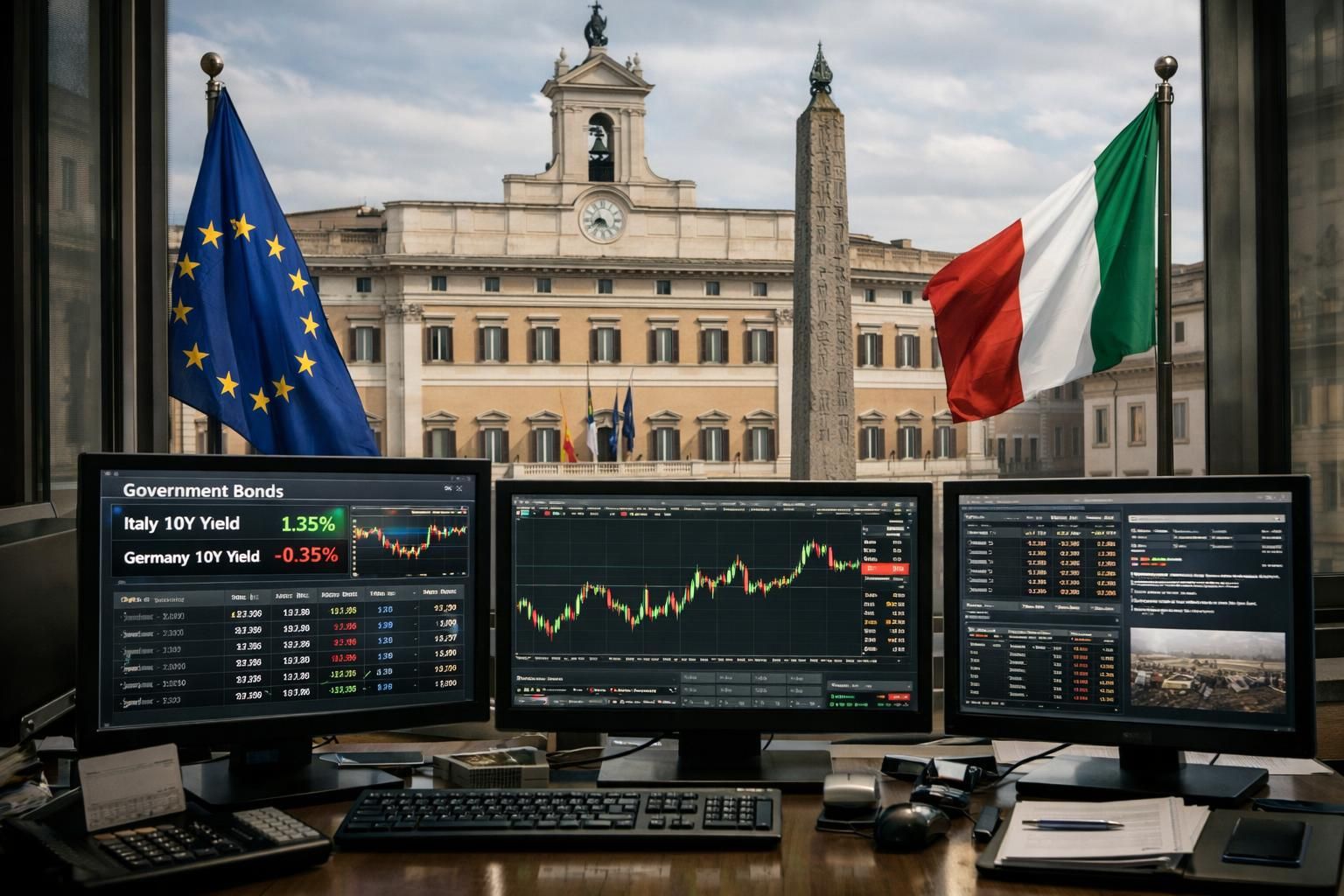 イタリアは経済圧力に直面し、財政見通しを見直しています。最新の政策変更と影響について詳しく解説。
