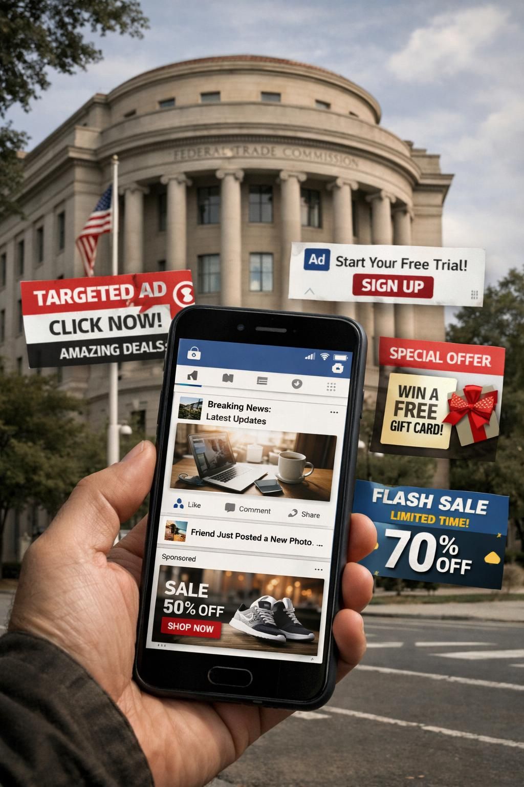 米連邦取引委員会（ftc）がオンライン広告における不正行為の監視を強化し、消費者保護と公正な市場環境を促進します。